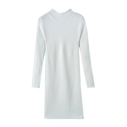 SKSW012 Order Women's Long Sleeve Sweater Supply Thick Half-neck Long Sleeve Slim Fit Sweater Dress Sweater Dress SKSW012 Order Women's Long Sleeve Sweater Supply Thick Half-neck Long Sleeve Slim Fit Sweater Dress Sweater Dress